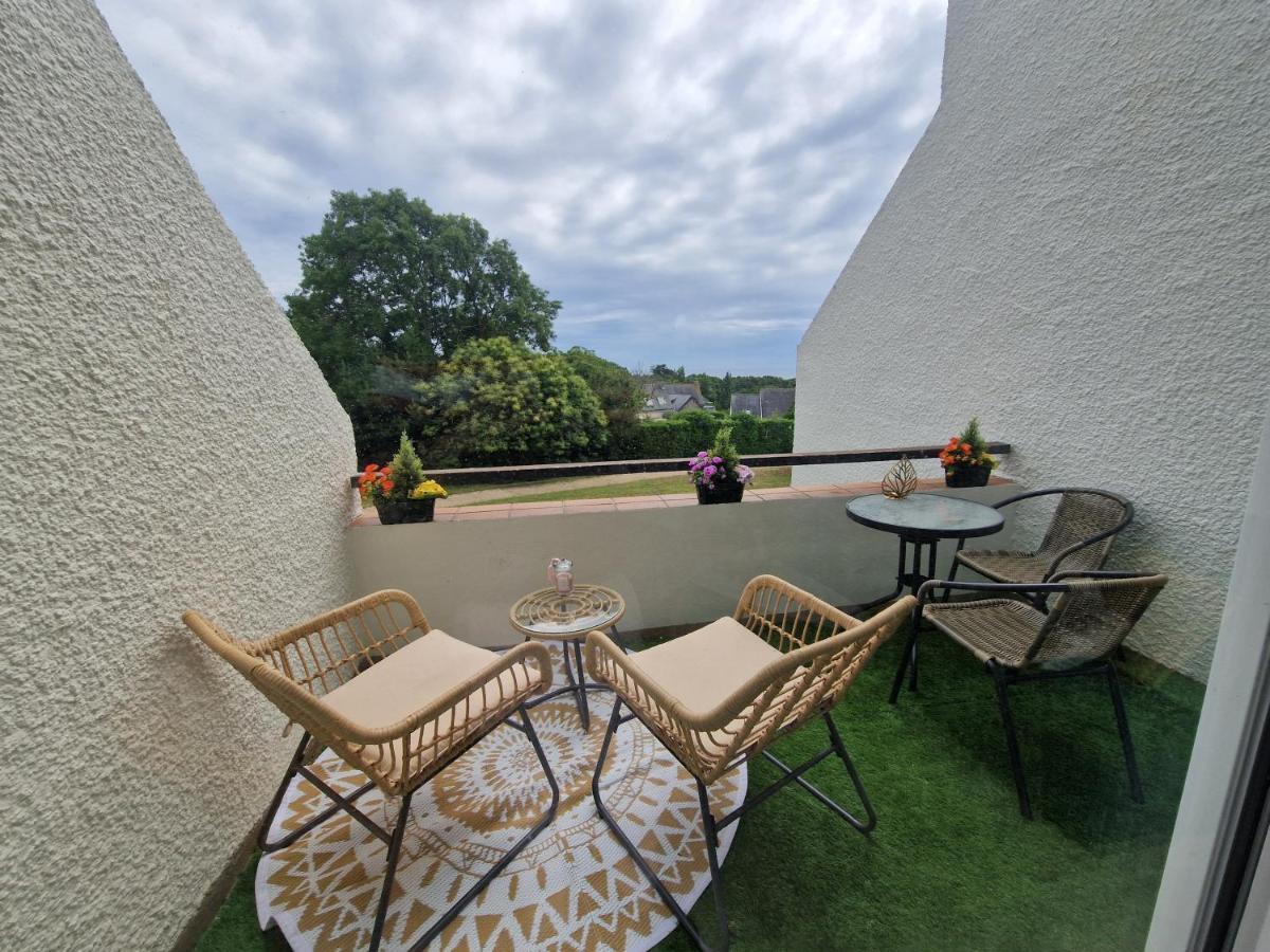 Guidel-Plages Studio Lumineux Balcon Vue Mer & Piscine Exteriér fotografie